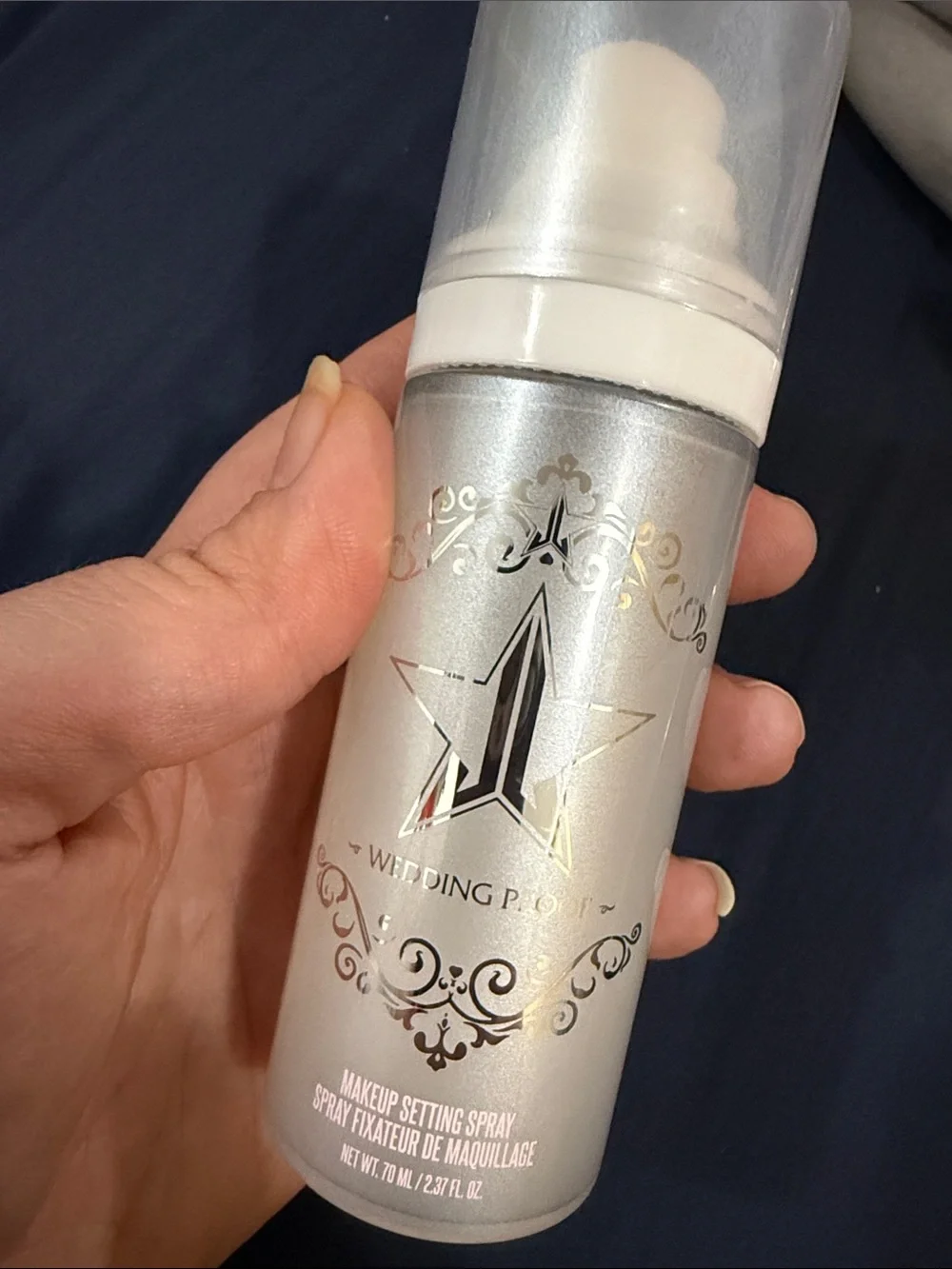 Jeffree Star Silver Wedding Proof Makeup Setting Spray